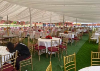 Fully Decorated 1000 Capacity Giant Dome Tent